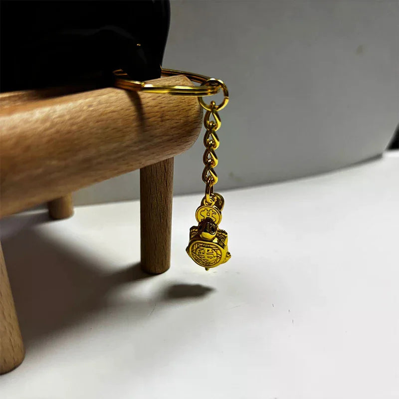 Fengshui Lucky Turtle Pendant Japan Sensoji Temple Golden Tortoise Zpaxo