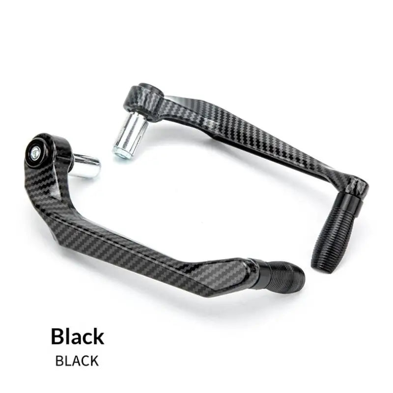 Pair Motorcycle Handguard Die-casting Aluminum Brake Clutch Lever Zpaxo Black