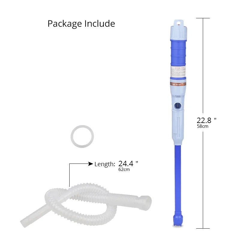 Portable Electric Liquid Transfer Pump Flow Suction Oil Fuel Water Zpaxo