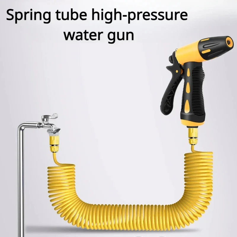 High-Pressure Car Washing Tool Set – Telescopic Water Pipe with Nozzle, Durable Flexible Extension Hose for Pressure Cleaner Zpaxo