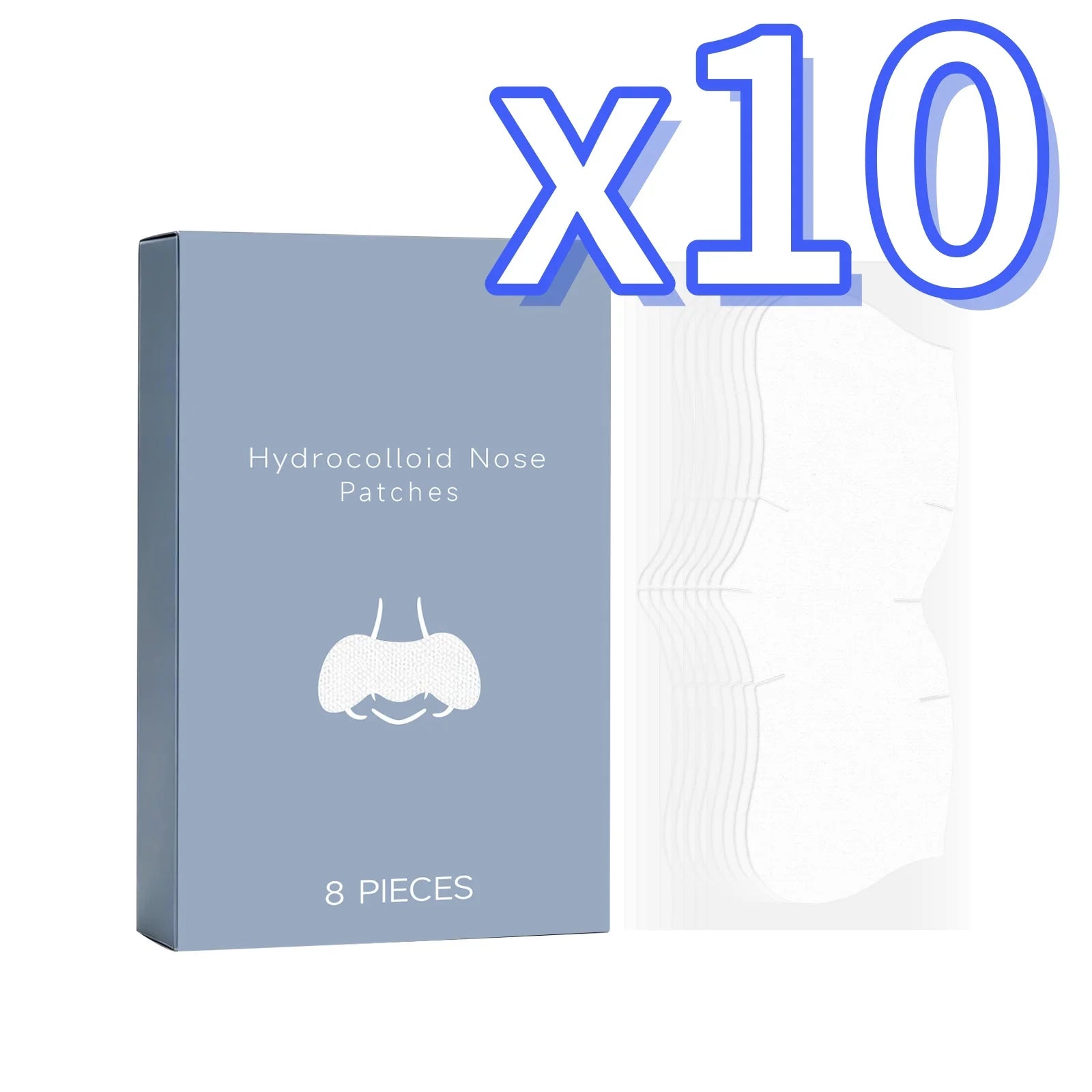 Nicotinamide Hyaluronic Acid Nose Patches – Remove Blackheads Nose Pore Patches Zpaxo 8pcs Boxed X 10PCS