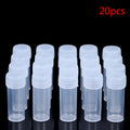 CM20Pcs Plastic Sample Small Bottle Vial Storage Container Test Tube