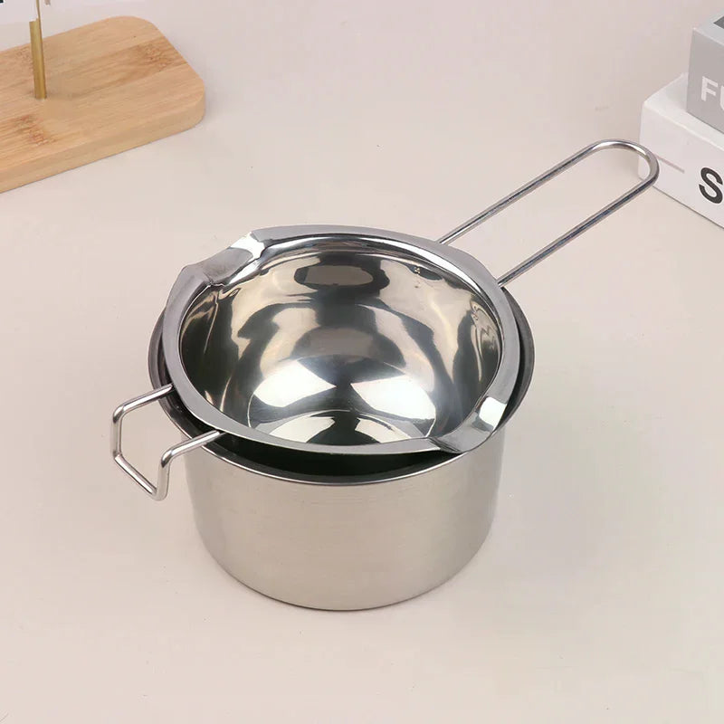 For Melting Chocolate Candy Candle Soap Wax Making Kit Candle Wax Melting Pot With Stainless Steel Pot Zpaxo
