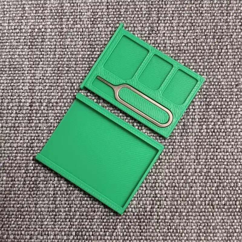 2/4pcs random Portable SIM Card Storage Box – Mini, Shockproof & Dustproof Case for Phone Memory Cards Zpaxo