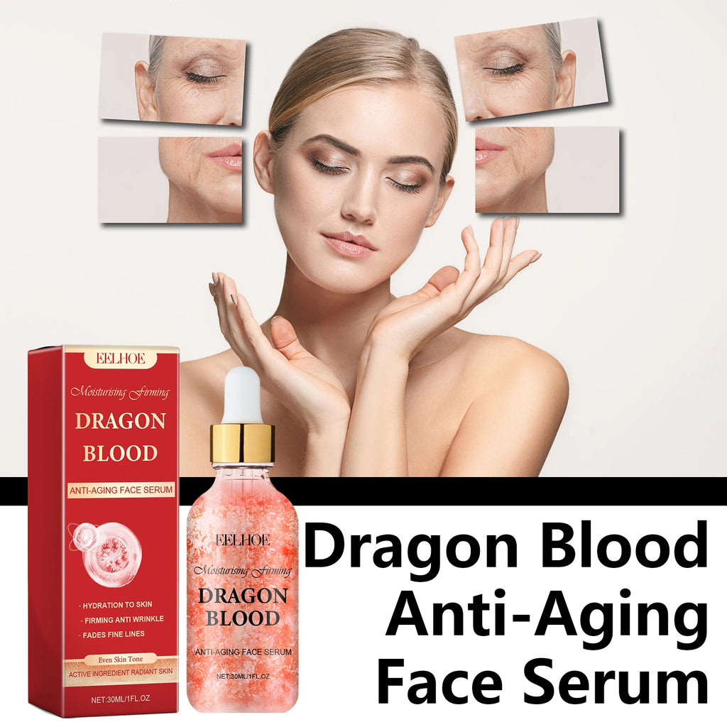EELHOE Dragon Blood Placenta Royal Anti Aging Serum Fast Wrinkle Reduction Firming Lifting Brightening Moisturizing Face Care Zpaxo