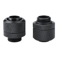 2PCS G1/4 Water Cooling Fitting Thread Flexible Tube Connector Brass Two touch Fitting for PC Water Cooling Zpaxo black