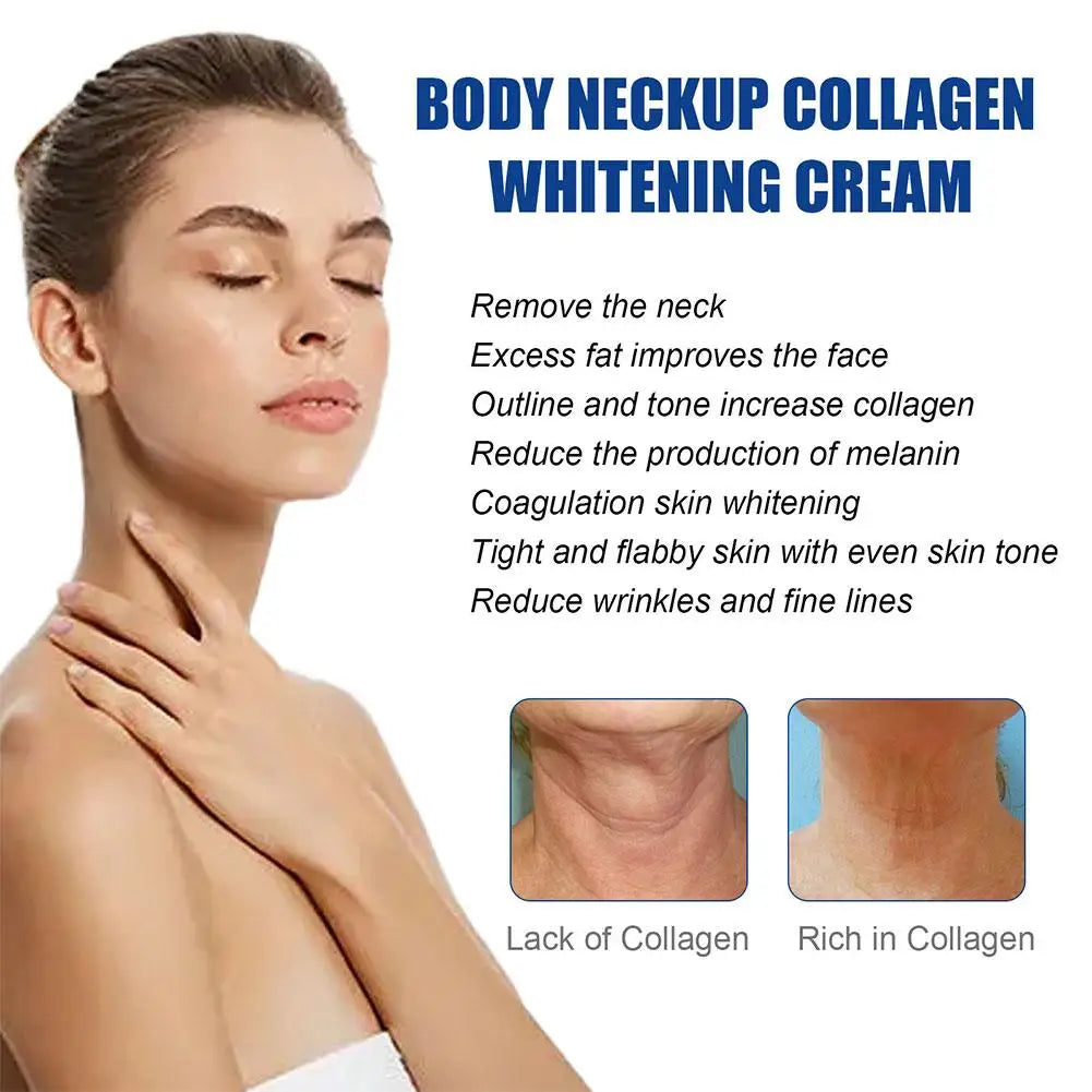 Neck Tightening Cream Firming Moisturizing Neck Rejuvenation Fade Fine Line for Brighten Smooth Nourishing Neck Cream Zpaxo