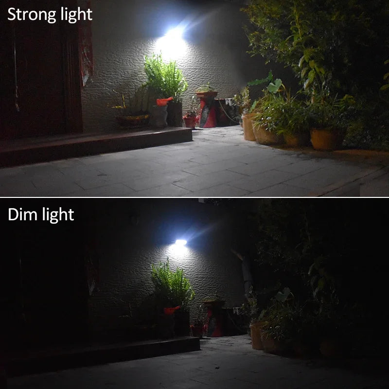 1200lm Solar Light Outdoor 4 Modes Sensor Lamp Aluminium Alloy Shell Zpaxo
