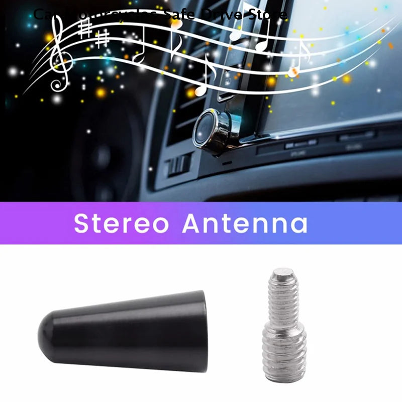 CMAntenna Roof Antenna Short Pole Car Adapter Radio Foot DAB Digital