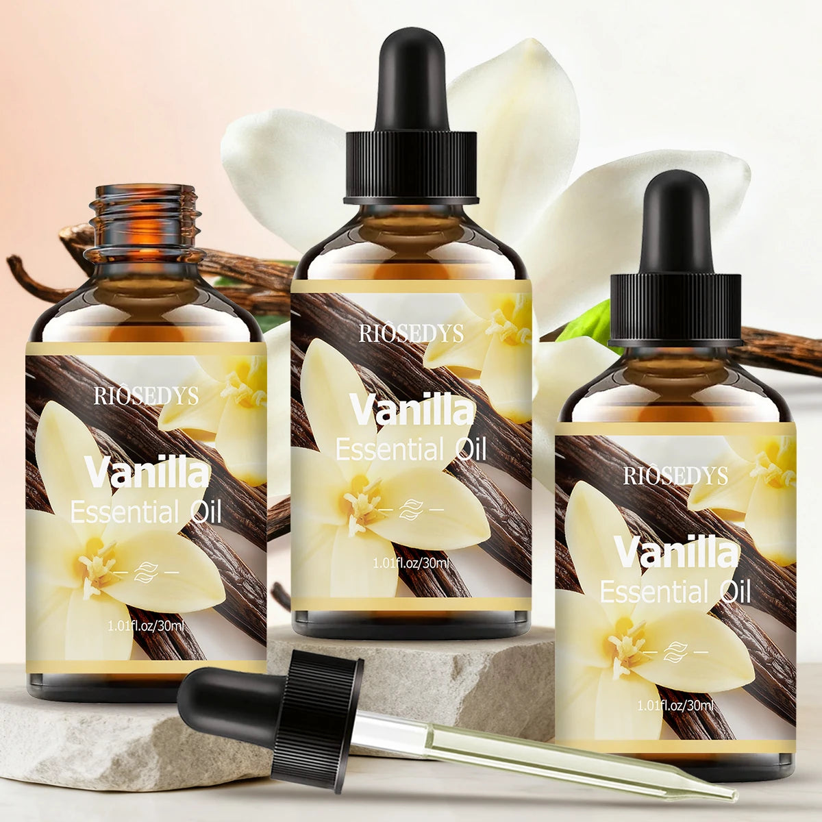 VANILLA essential oil natural fragrance, is suitable for body massage treatments ,hair care anddiffuser Zpaxo