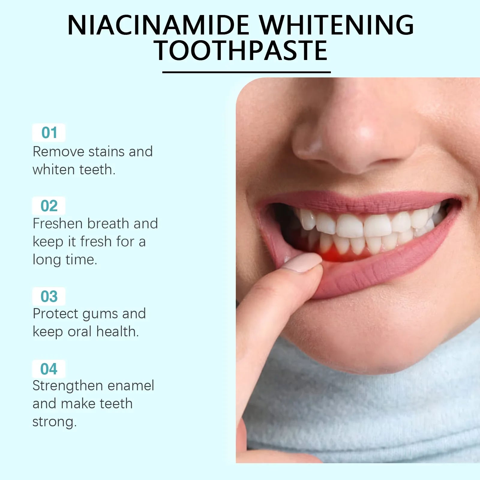 Oralhoe Nicotinamide Whitening Toothpaste – Remove Plaque Whitening Toothpaste Zpaxo
