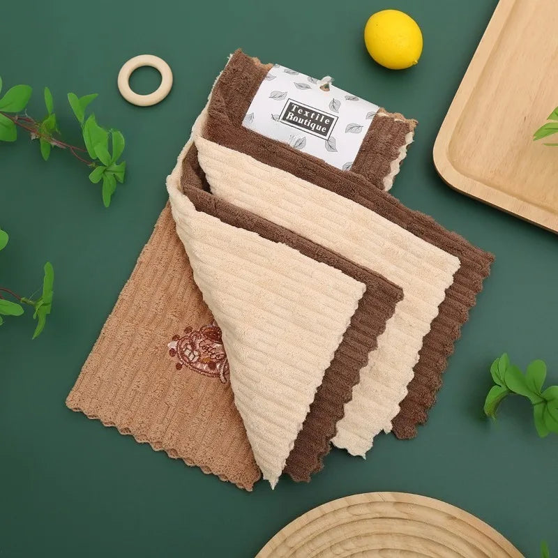 Random Household Cleaning Cloth Square Kitchen Towel Suitable