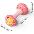 Sensory Toys Babies Pink Handheld Ball Player Bell Ringing Improve