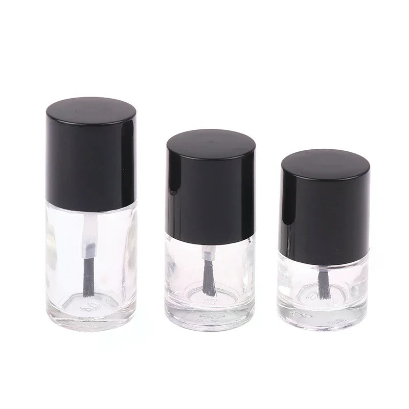 5 10 Empty Nail Polish Bottle Cosmetic Containers Glass Bottles Brush Zpaxo