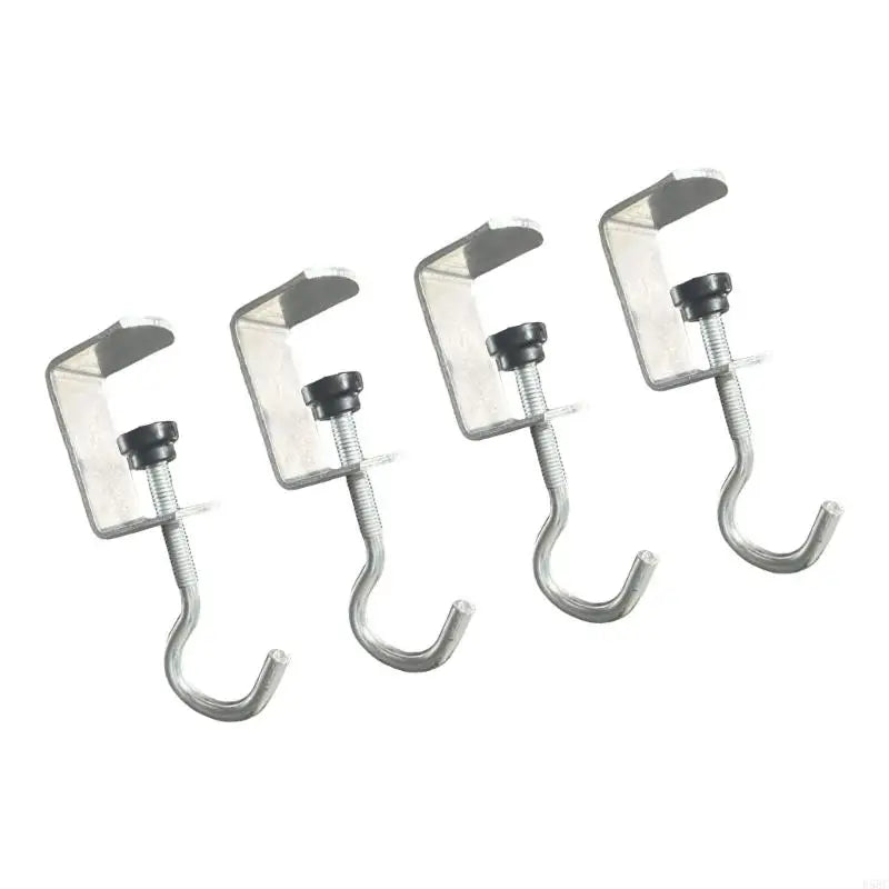 Pack Of 4/6 Adjustable Desk Handbag Hooks Heavy Duty Hook Space saving Hook For Home Office And School Use Zpaxo