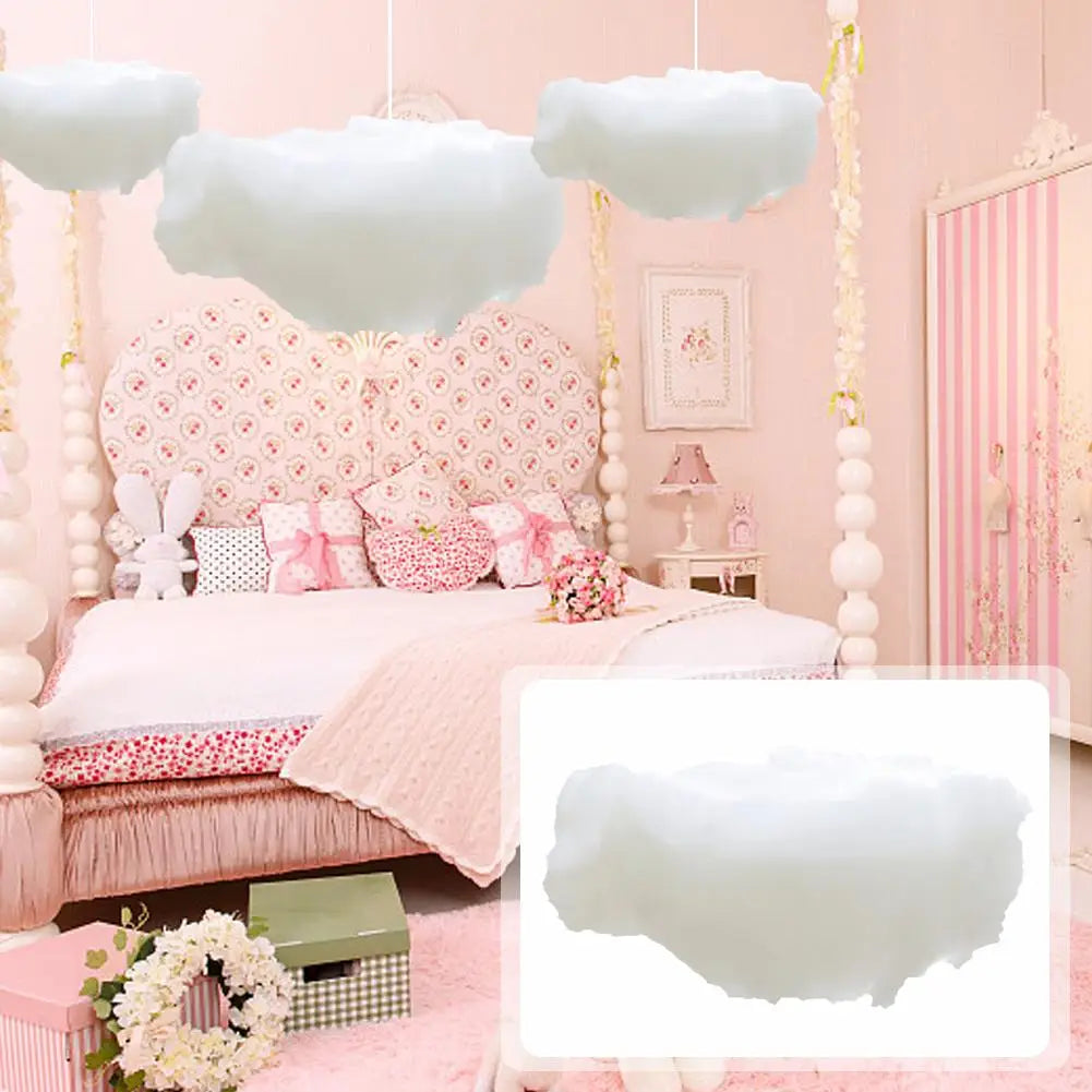 Artificial Cotton Cloud Hanging Decoration – Wedding & Party Party Hanging Decoration Zpaxo