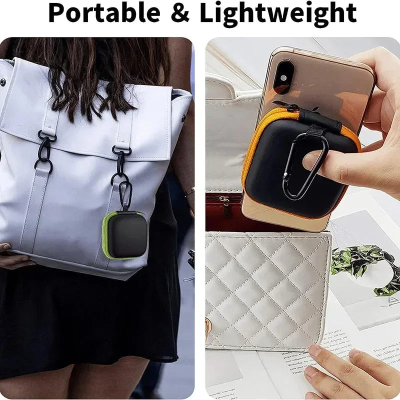 Hard EVA Earphone & Cable Organizer Case – Compact Travel Pouch