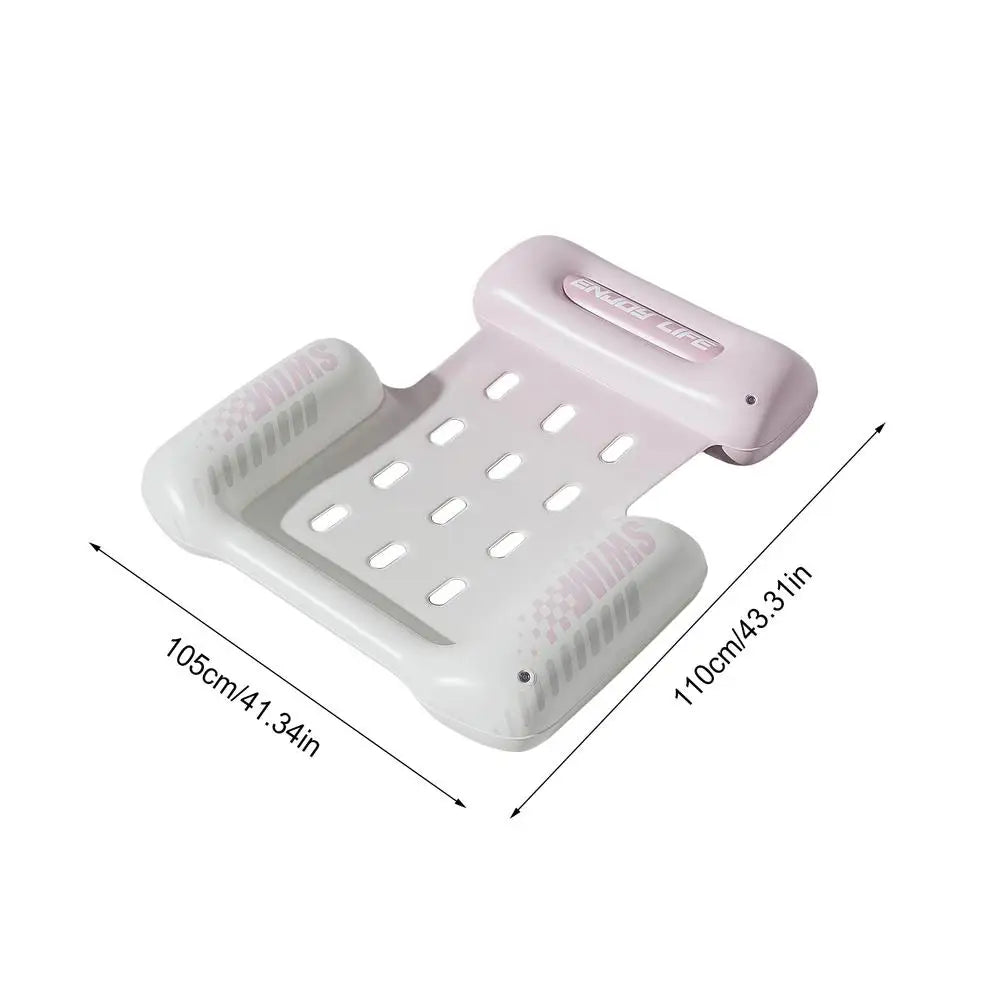 Pool Lounger Float Pool Raft Sunbathing Raft For Women Men Summer Vacation Travel Resort Beach Outdoor Party Water Park Zpaxo White China Mainland