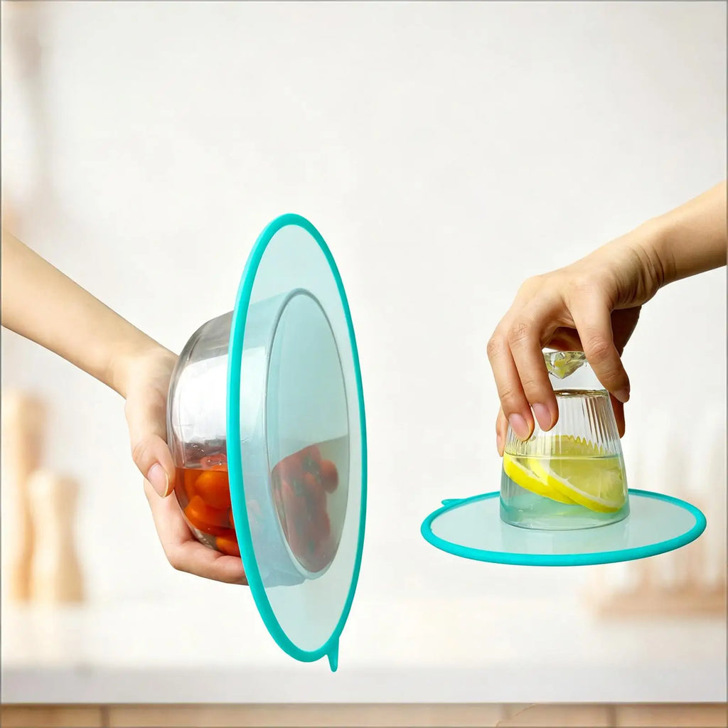Silicone Lids Bowls Reusable Elastic Stretch Food Storage Covers