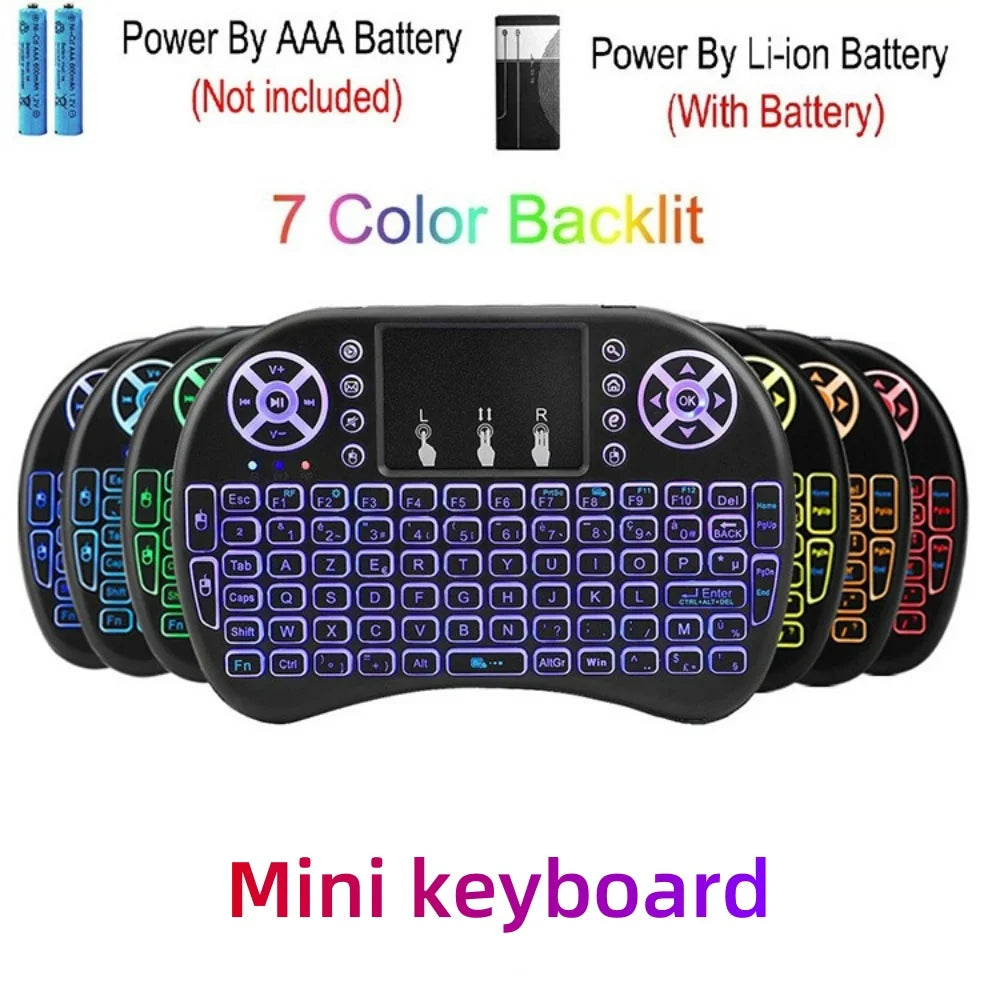 I8 Mini Wireless Keyboard 2.4G Air Mouse Touchpad for Smart TV Wireless Mini Keyboard Zpaxo
