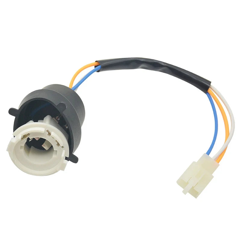 BA20D Motorcycle Bulb Base Socket LED Headlight Holders Adapters