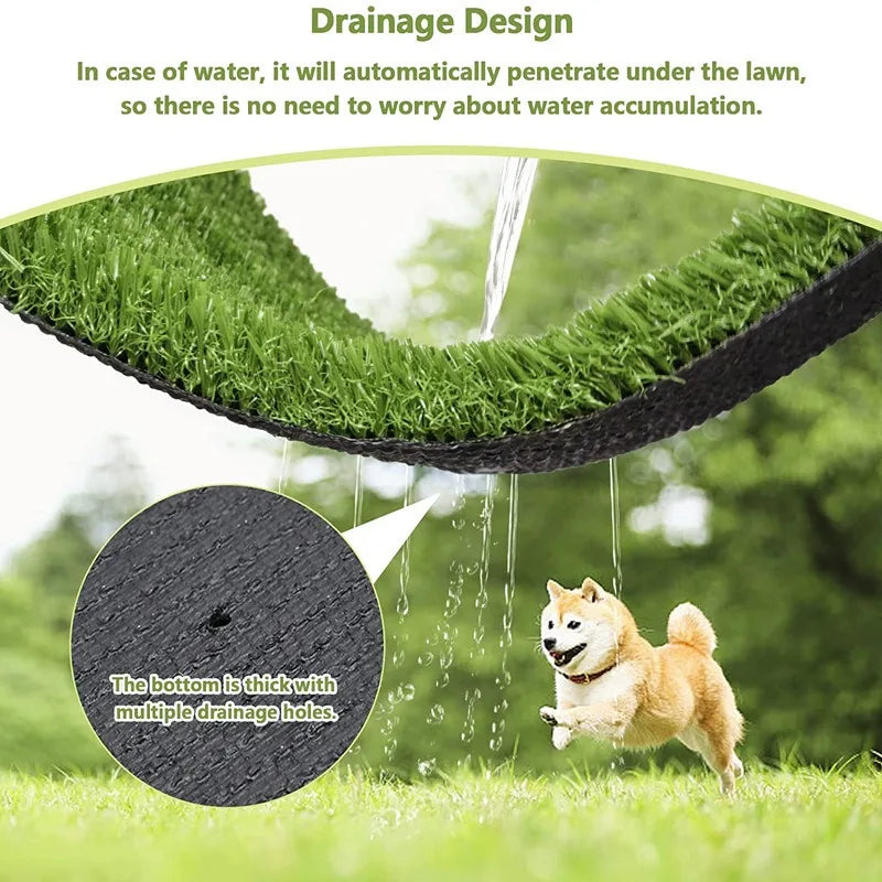 Artificial Grass Pad Pets Dog Potty Training Turf Mat Indoor Reusable