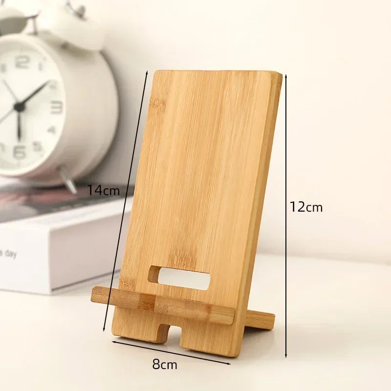 Solid Wood Mobile Phone Charging Stand Multi-functional Tablet Sewing Zpaxo 1pc
