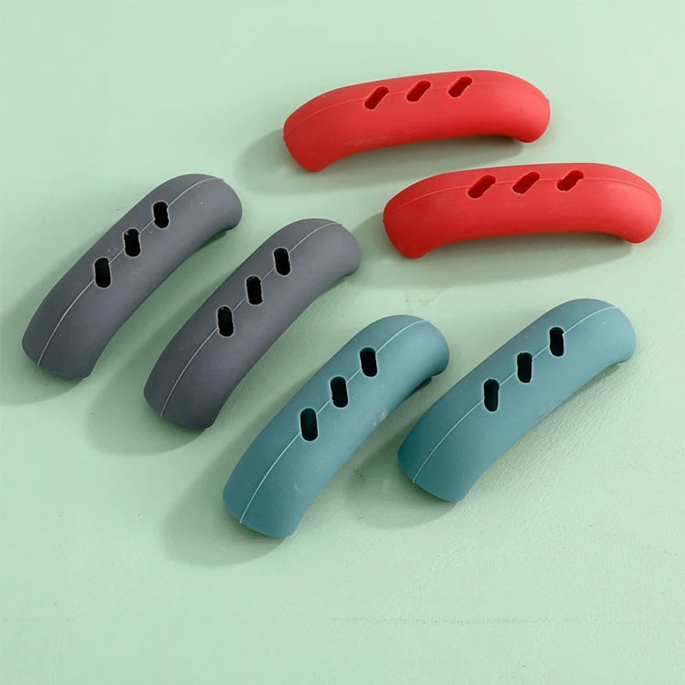 Silicone Pot Handle Covers – Heat-Resistant Anti-Slip 2-Pack Pot Handle Cover Zpaxo