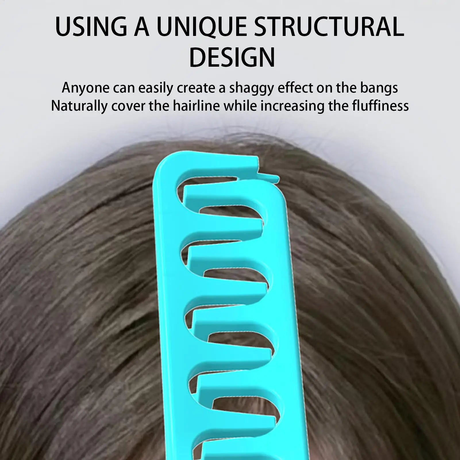 Men Hair Styling Brush Root Lifter Volumizing Texture Comb Fringe