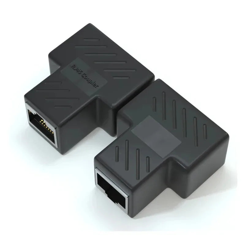 RJ45 Ethernet Splitter Adapter – 1 to 2 Network Connector