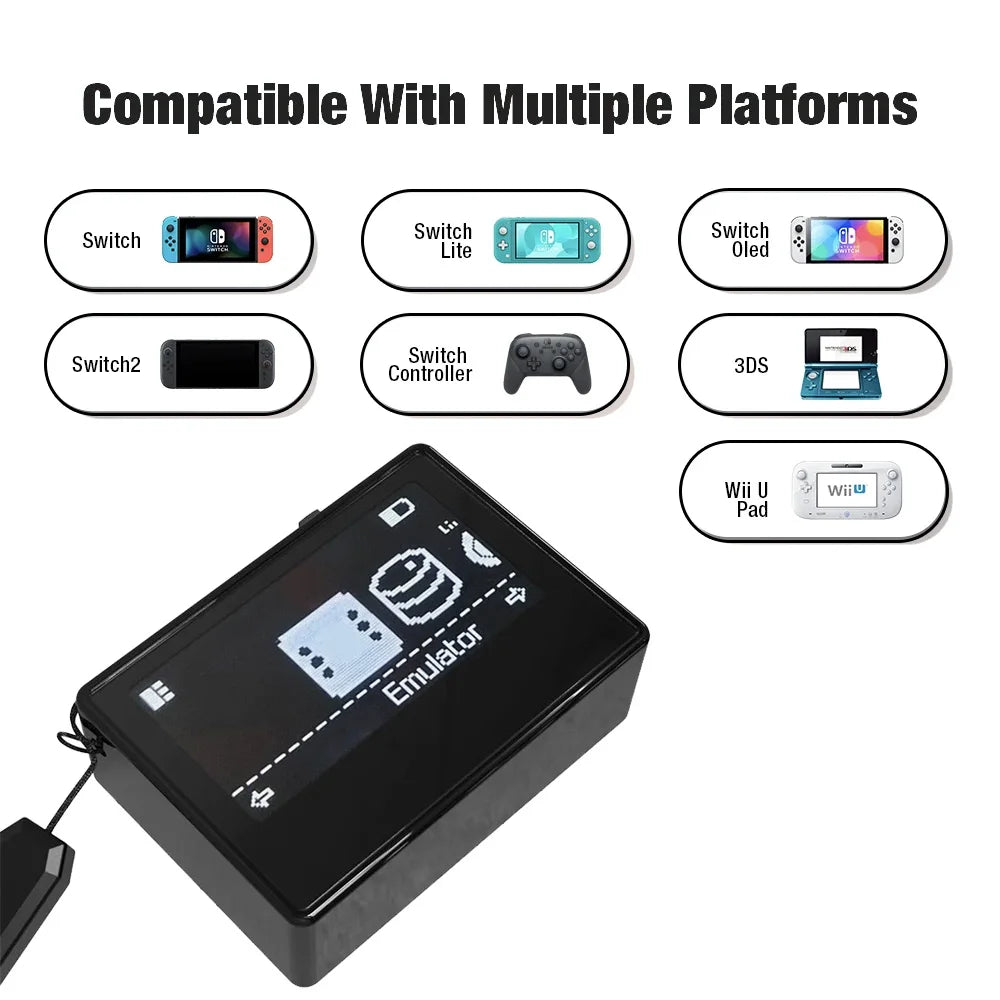For Amiibo Smart Simulator NFC Pixl Card Support Infinite Character Swipe & Induction Burner for Switch 2/3DS/Wii U Accessories Zpaxo