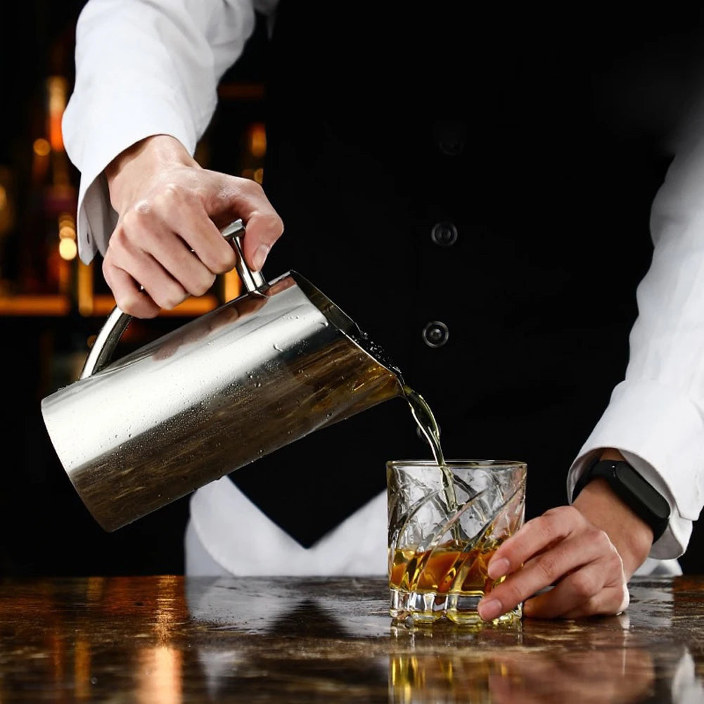1 Stainless Steel Pitcher Pot Bar Hotel KTV Restaurant Kitchen Ice Zpaxo