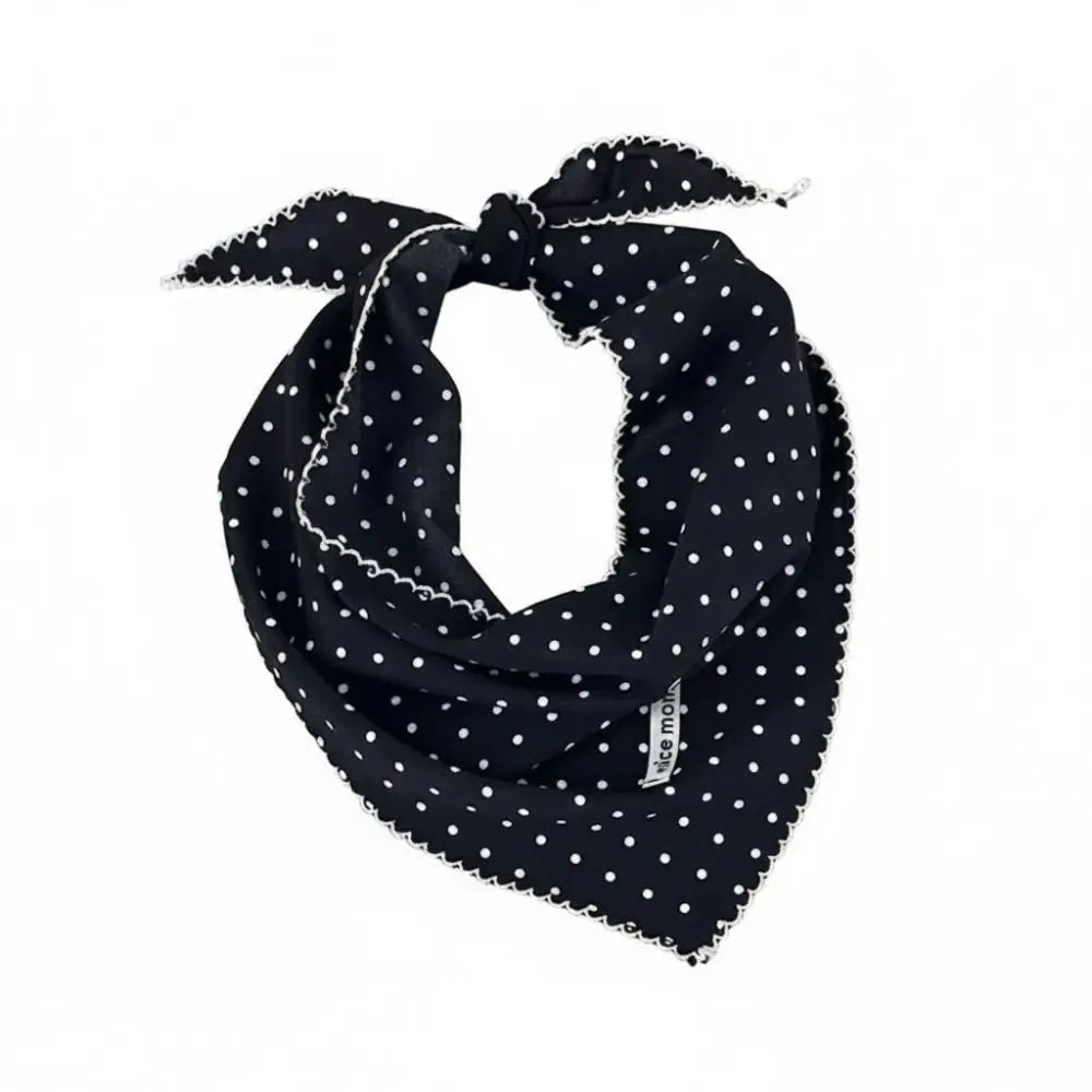 Fashion Beach Triangular Hair Band Lace Trim Breathable Triangular Headscarf Polyester Versatile Neck Scarf Summer Zpaxo