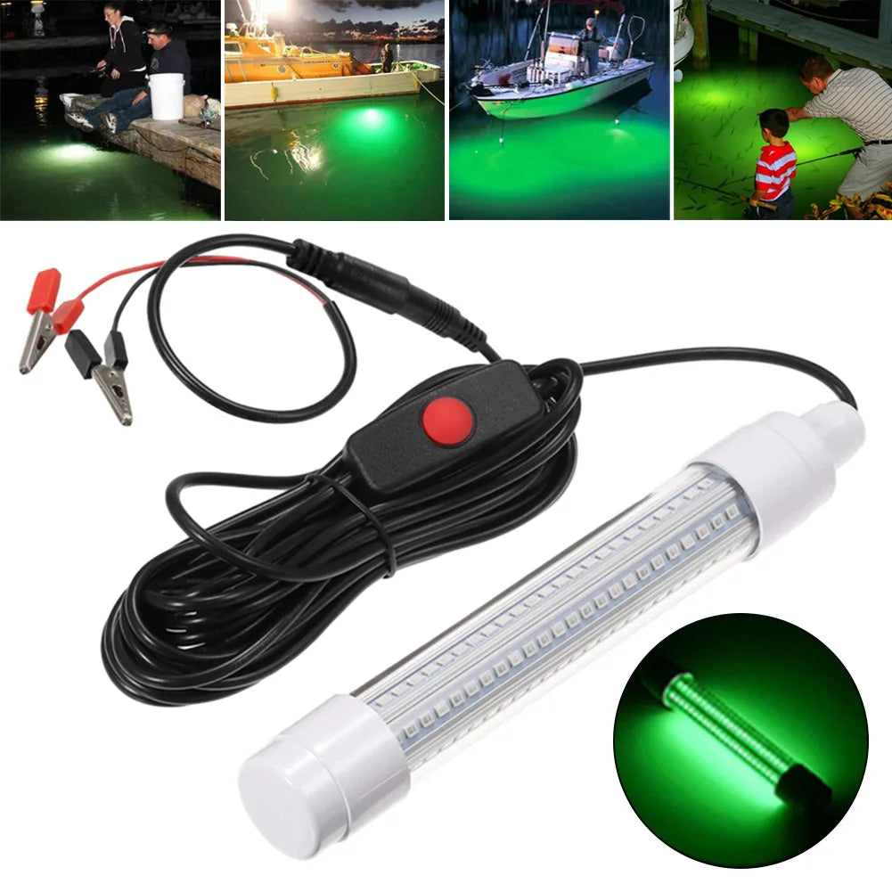 LED Underwater Fishing Light Attractor Multifunction Glowing Fish