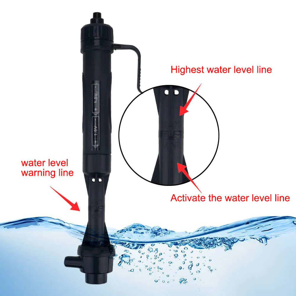 Electric Water Change Pump Waste Remover Filters Tools Aquarium Fish