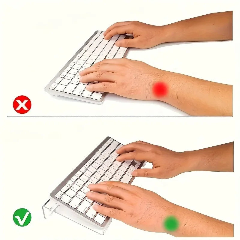Acrylic Keyboard Stand Compact Desktop Lifter Mini Mixed Uncharged