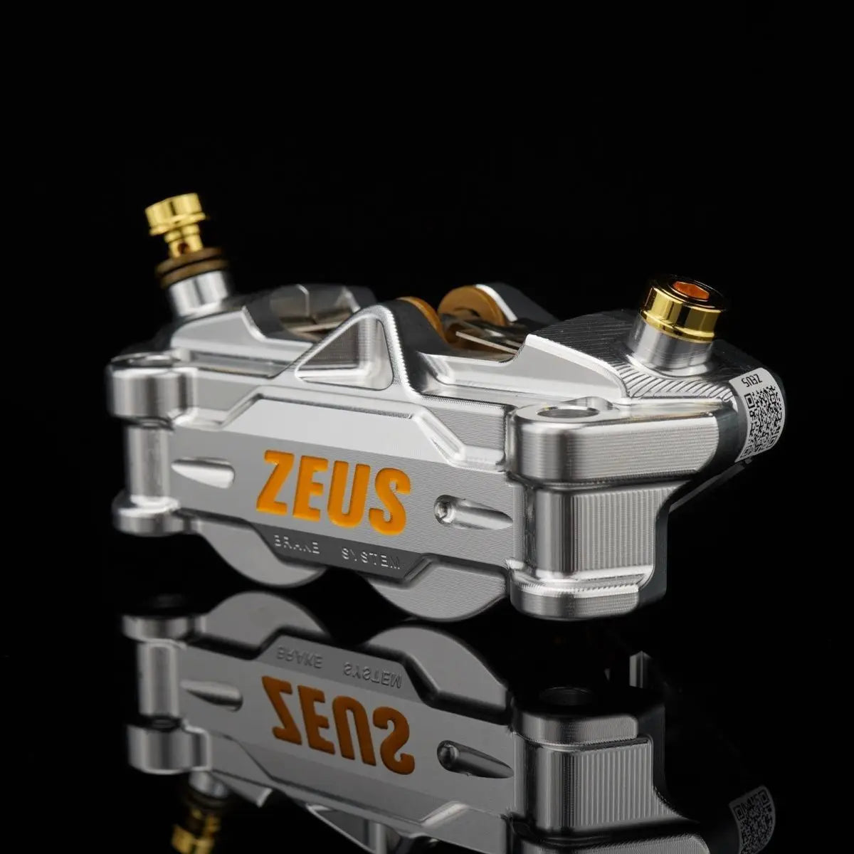 Zeus ES-432 Four-Piston Front Brake Caliper | CNC Aluminum