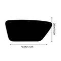 1PC Car Window Shades Side Window Sun Shade Magnet Privacy Curtains UV Reflection Anti Glare UV Block Sunshade Protection Cover Zpaxo Left