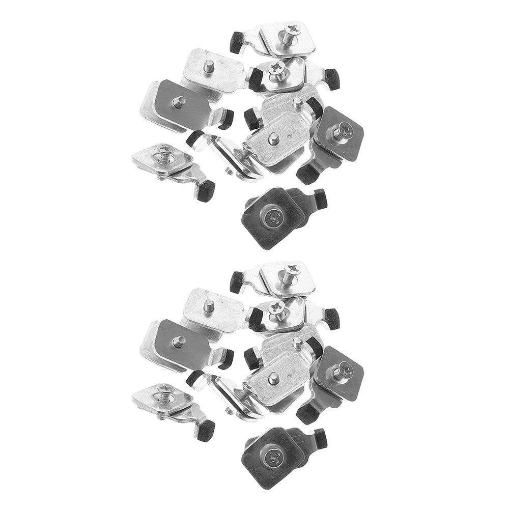 Heavy Duty Iron Curtain Track End Stops Secure Smooth Glide Plug