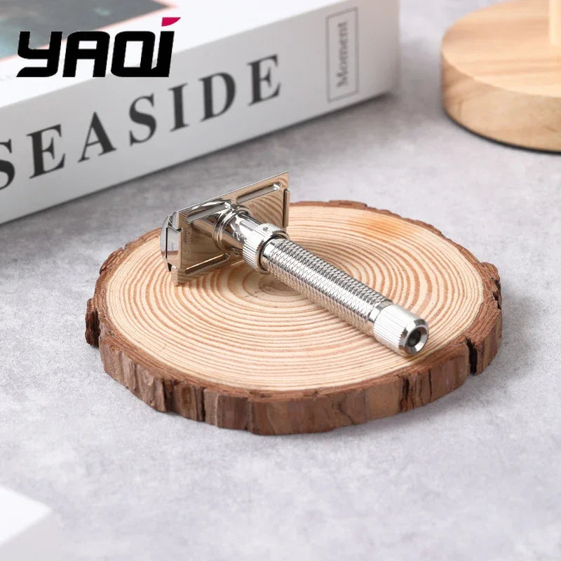 Yaqi Ultima Adjustable Safety Razor – 316 Stainless Steel Travel Adjustable Safety Razor Zpaxo