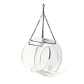 Round Acrylic Bird Feeder Courtyard Hanging Suction Cup PMMA
