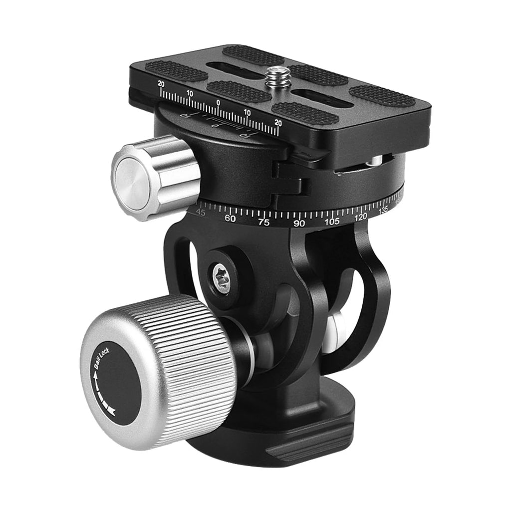 Andoer VH-10 2 Way Pan Tilt Tripod Head Panoramic Bird Watching