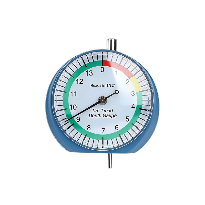 Dial Tire Tread Depth Gauge – Car, Truck & Motorcycle