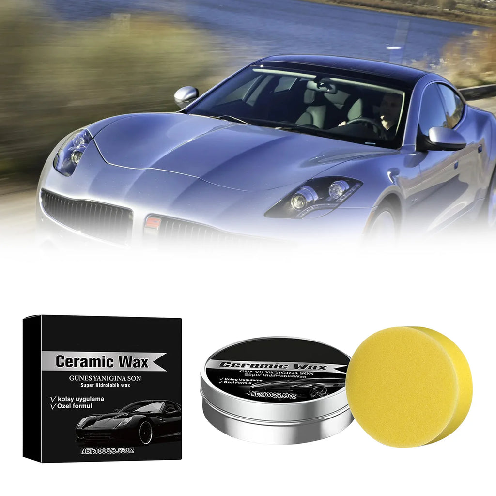Car Coating Polishing Wax Sponge Lasting Vehicle Paint Care Strong