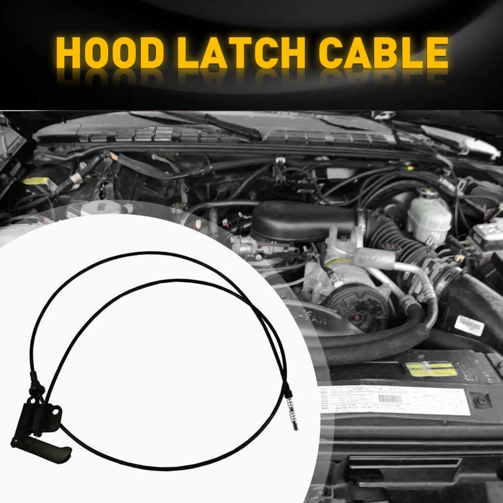 1Pc For Chevrolet Blazer 15732159 Hood Release Cable Replacement Parts For GMC Envoy Jimmy For Chevy S10 Truck Car Accessories
