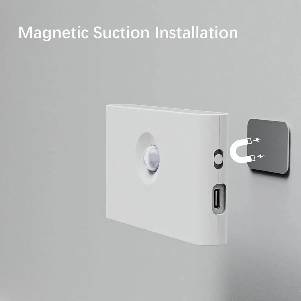 Motion Sensor LED Night Light – Wireless Magnetic Wall Lamp 3000K
