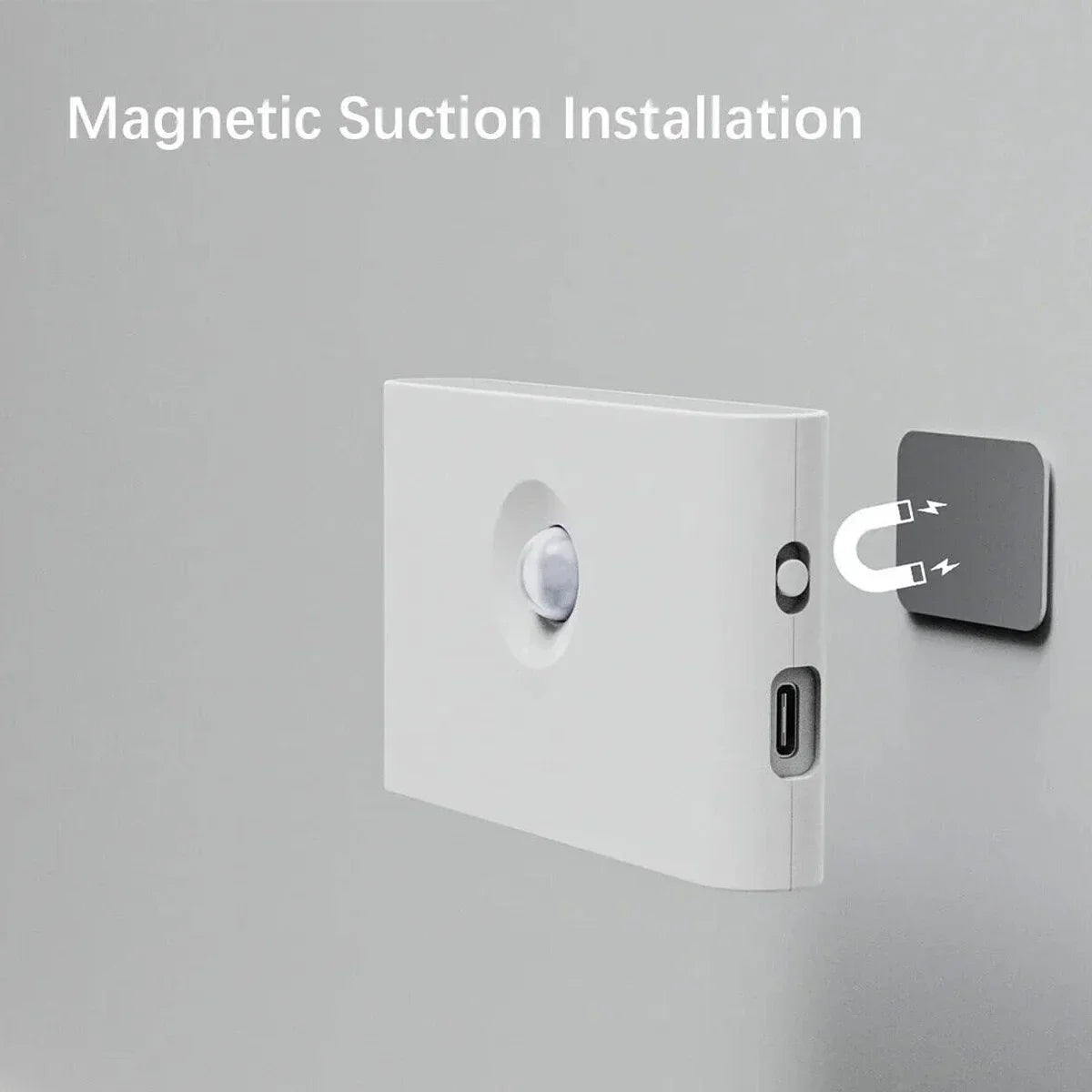 Motion Sensor LED Night Light – Wireless Magnetic Wall Lamp 3000K