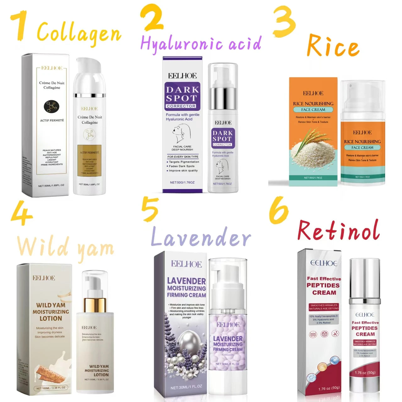 Eelhoe Anti-Aging Firming Face Cream – Day & Night 50ml Anti-Aging Face Cream Zpaxo