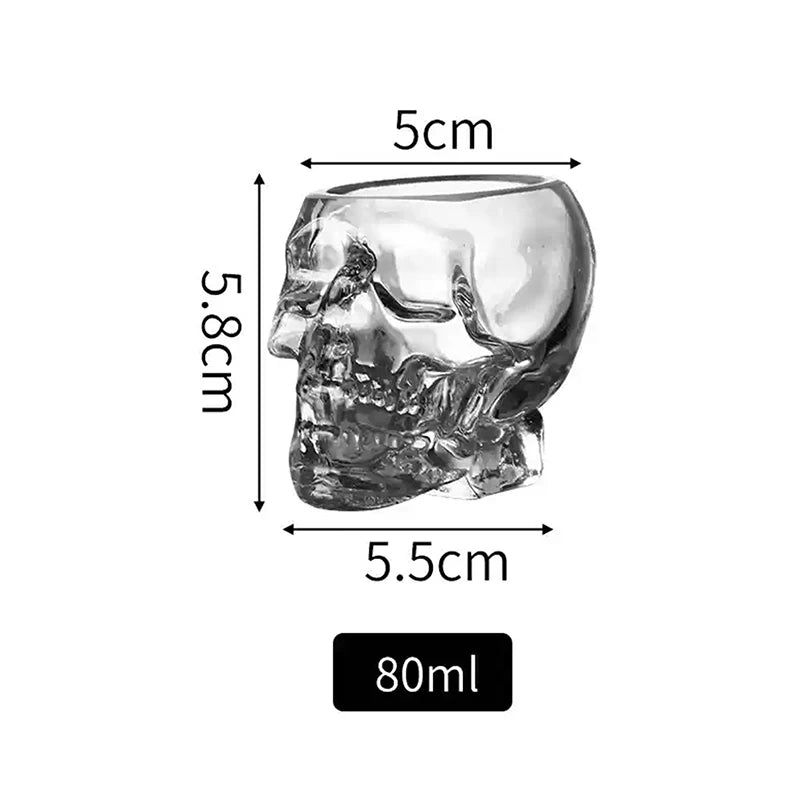 Transparent Crystal Coffee Juice Mug Drinking Bar Club Whiskey Wine Zpaxo 80ML