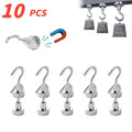 10Pcs Strong Magnetic Hooks Punchfree Practical Load Bearing HookThick Wall StorageFor Home Kitchen Zpaxo 10PCs 10PCs